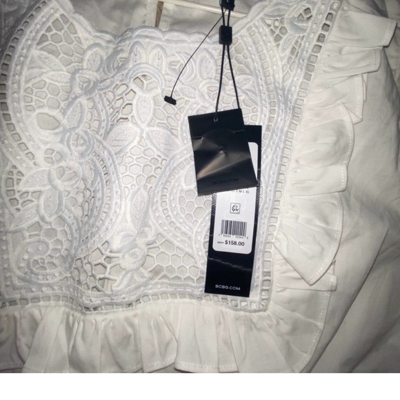 Off white Ruffle Sleeve Top Size Large MSRP $158 New with Tags!! - Picture 5 of 10